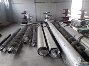 Spare parts for various screw mixers and conveyors